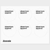 Sticker Rond Appareils portoricains (Feuille)