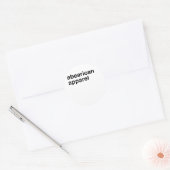 Sticker Rond Appareils portoricains (Enveloppe)