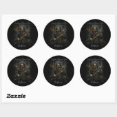 Sticker Rond Appartenance Virtuelle (Feuille)