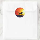 Sticker Rond Appel de liberté (Sac)