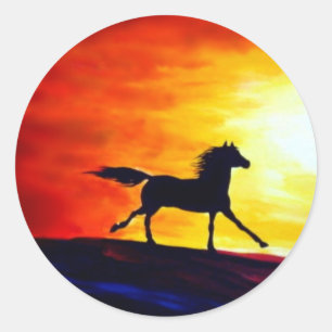 Sticker Rond Appel de liberté