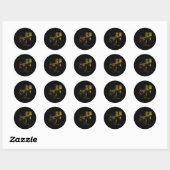 Sticker Rond Appel De St Matthew Chiamata Di San Matteo Par Ca (Feuille)