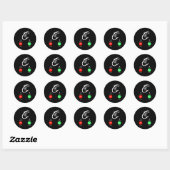 Sticker Rond Appel Fih Me Rappeler Message Refuser Accepter Tél (Feuille)