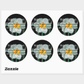 Sticker Rond Appelé à aider d'autres (Feuille)