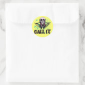 STICKER ROND APPELEZ-LE (Sac)