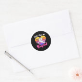 Sticker Rond Appelez-Moi Simplement Cupid Valentine Flèche Mign (Enveloppe)