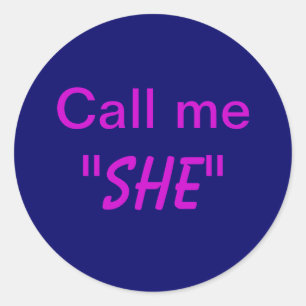 Sticker Rond Appelle-moi