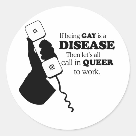 STICKER ROND APPELONS QUEER AU TRAVAIL (Devant)