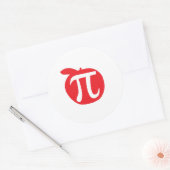 Sticker Rond Apple Pi (Enveloppe)