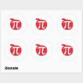 Sticker Rond Apple Pi (Feuille)