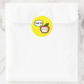 Sticker Rond Apple Talk (Sac)