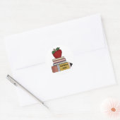 Sticker Rond Apple Teachers Rock Tshirts et cadeaux (Enveloppe)