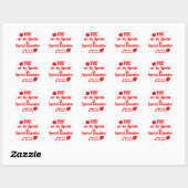 Sticker Rond Appréciation d'éducation spéciale (Feuille)
