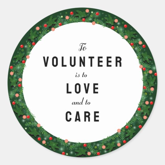 Sticker Rond Appréciation des bénévoles (Devant)