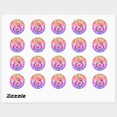Sticker Rond Appréciation Docteur Day Stethoscope (Feuille)