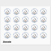 Sticker Rond Appréciation Docteur Day Stethoscope (Feuille)