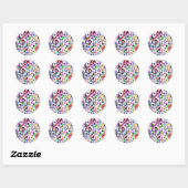 Sticker Rond Appréciation musicale_ (Feuille)
