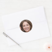 Sticker Rond Approuver le processus (Enveloppe)