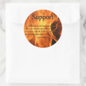 Sticker Rond Appui à la difficulté (Sac)