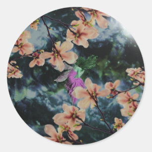 Sticker Rond Appuyez Si Vous Croyez