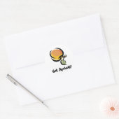 Sticker Rond Apricot (Enveloppe)