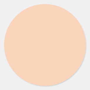 Sticker Rond Apricot