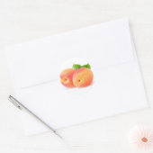 Sticker Rond Apricots frais (Enveloppe)