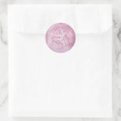 Sticker Rond Apsara rose (Sac)