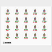 Sticker Rond Apulia Italie (Feuille)