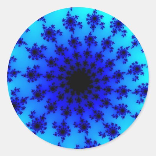 Sticker Rond Aqua Eye (Devant)