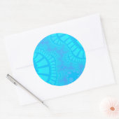 Sticker Rond Aqua Remix (Enveloppe)