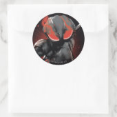 Sticker Rond Aquaman | Black Manta Red Swipe Graphic (Sac)