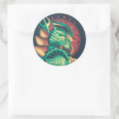 Sticker Rond Aquaman | Xebel King Nereus Graphic (Sac)