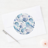 Sticker Rond Aquarelle (Enveloppe)