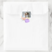 Sticker Rond aquarelle Abstraite formes abstraites ajouter un n (Sac)