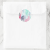 Sticker Rond Aquarelle apaisante (Sac)
