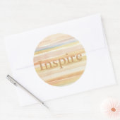 Sticker Rond Aquarelle art arrière - plan, texture (Enveloppe)