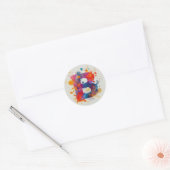 Sticker Rond Aquarelle B (Enveloppe)