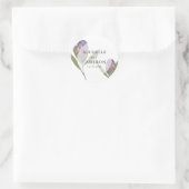 Sticker Rond Aquarelle botanique moderne Florale Mariage classi (Sac)