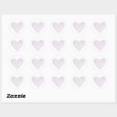 Sticker Rond Aquarelle coeur pourpre. Saint Valentin. Mariage L (Feuille)