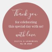 Sticker Rond Aquarelle de Protea autochtone Boho floral Botaniq (Devant)