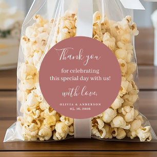 Sticker Rond Aquarelle de Protea autochtone Boho floral Botaniq