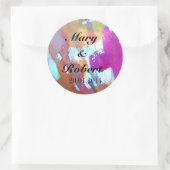 Sticker Rond Aquarelle énervée (Sac)