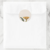 Sticker Rond Aquarelle Fleur de thé Faecore (Sac)