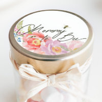 Aquarelle florale maman à être