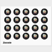 Sticker Rond Aquarelle Labrador Retriever (Feuille)