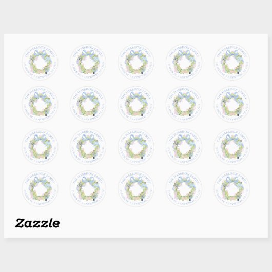 Sticker Rond Aquarelle Nutcracker Wire Address (Feuille)