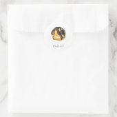 Sticker Rond Aquarelle profiterole (Sac)