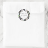 Sticker Rond Aquarelle | Succulents et succursales | MERCI (Sac)