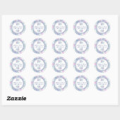 Sticker Rond Aquarelle Succulents Floral Cactus Mariage Faveur (Feuille)